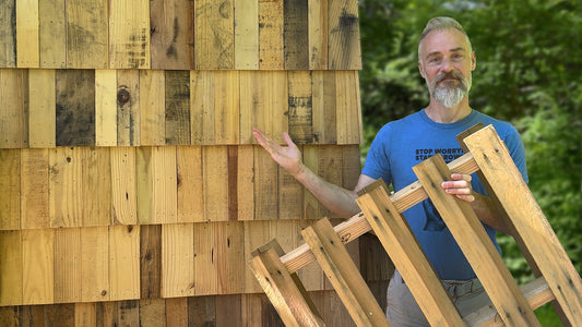 DIY Wood Siding & Shingles I Made from PALLETS!