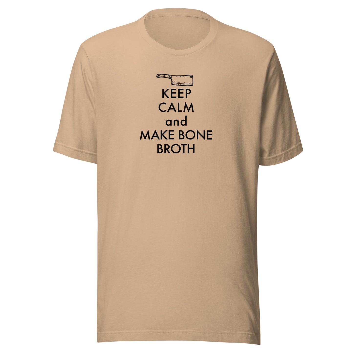 Retro Keep Calm and Make Bone Broth Unisex t-shirt