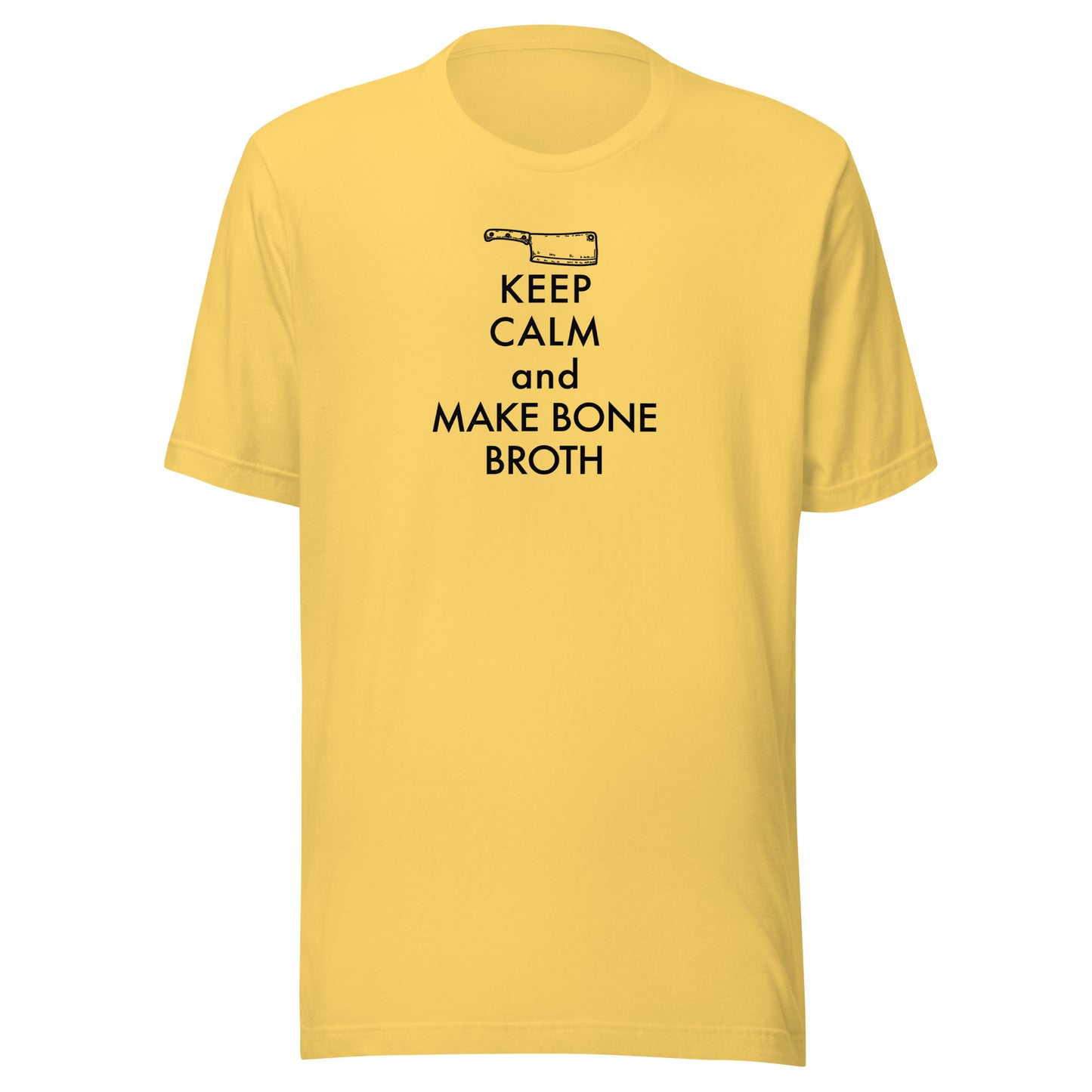 Retro Keep Calm and Make Bone Broth Unisex t-shirt
